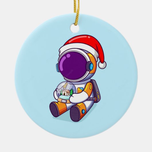 ornament kerst astronaut (Voorkant)