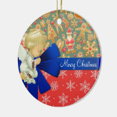 Ornament kerstcirkel, Angel (Links)