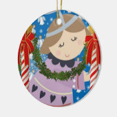 Ornament kerstcirkel, Angel (Links)