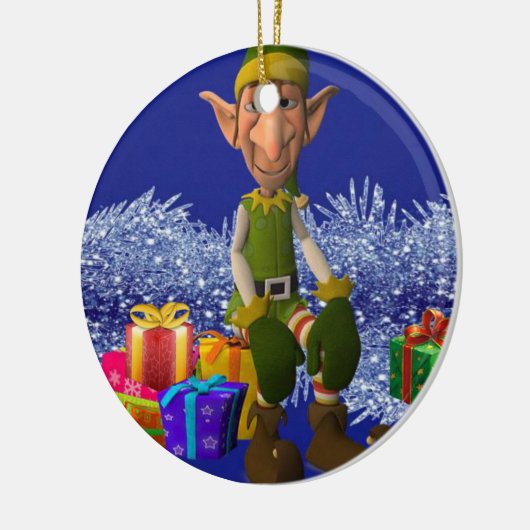 Ornament kerstcirkel, Elf (Links)