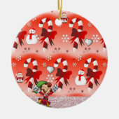 Ornament kerstcirkel, Elf (Voorkant)