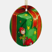 Ornament kerstcirkel, Elf (Rechts)