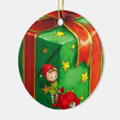 Ornament kerstcirkel, Elf (Links)