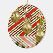 Ornament kerstcirkel, Elf (Links)