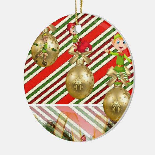 Ornament kerstcirkel, Elf (Links)