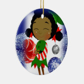 Ornament kerstcirkel, Elf (Rechts)