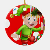 Ornament kerstcirkel, Elf (Voorkant)