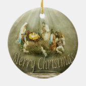 Ornament kerstcirkel, Jezus Christus (Achterkant)