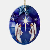 Ornament kerstcirkel, kerstangel (Rechts)