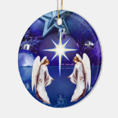 Ornament kerstcirkel, kerstangel (Links)