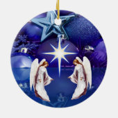 Ornament kerstcirkel, kerstangel (Achterkant)