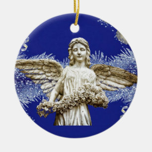 Ornament kerstcirkel, kerstangel