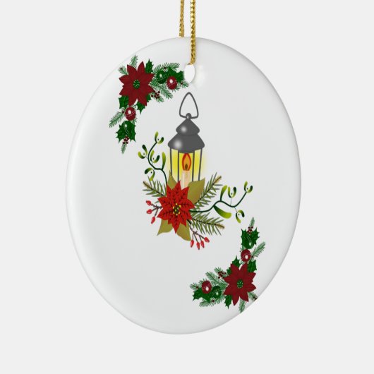 Ornament kerstcirkel, kerstkaars (Rechts)