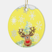 Ornament kerstcirkel, rendiertje (Links)