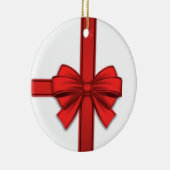 Ornament kerstcirkel, rode boe (Rechts)