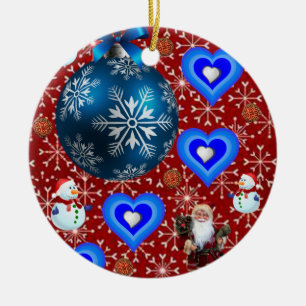 Ornament kerstcirkel, Snowman