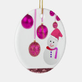 Ornament kerstcirkel, Snowman (Rechts)