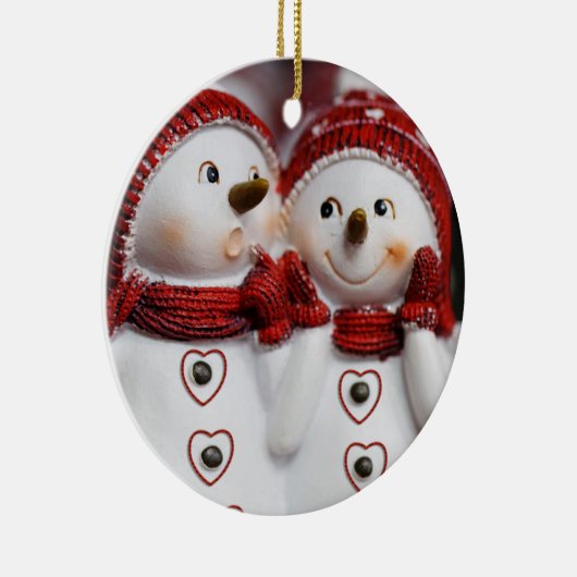 Ornament kerstcirkel, Snowman (Rechts)