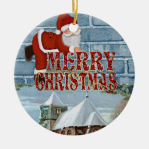 Ornament kerstcirkel, vrolijk kerstfeest