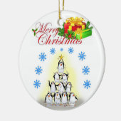 Ornament kerstcirkel, vrolijk kerstfeest (Links)