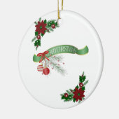 Ornament kerstcirkel, vrolijk kerstfeest (Links)