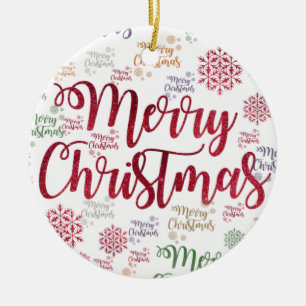 Ornament kerstcirkel, vrolijk kerstfeest