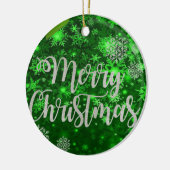 Ornament kerstcirkel, vrolijk kerstfeest (Links)