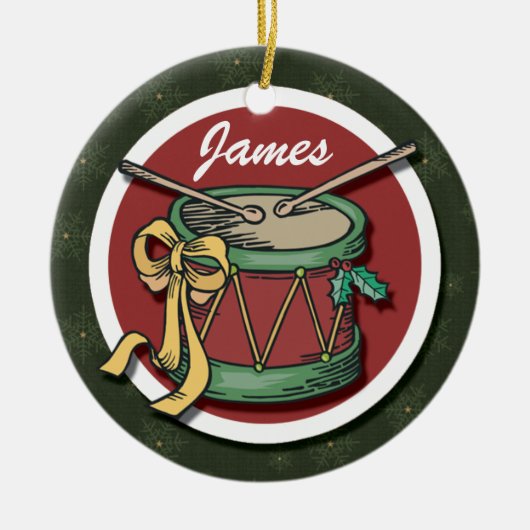 Ornament kerstdrum (Voorkant)