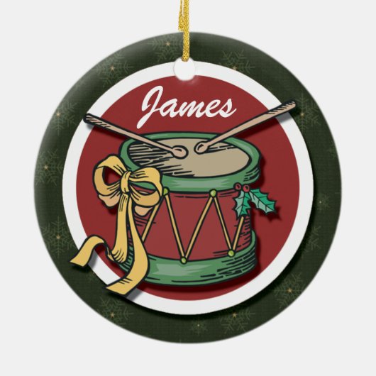 Ornament kerstdrum (Achterkant)