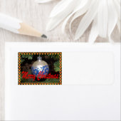 Ornament kerstlabel etiket (Insitu)