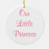 Ornament - Kerstmis - Baby Girl Bling (Achterkant)
