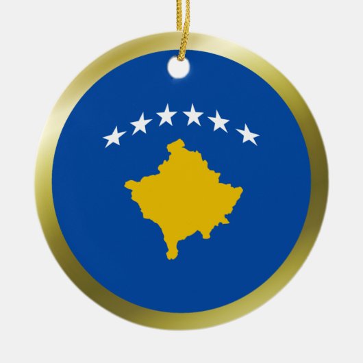 Ornament Kosovo-vlag (Voorkant)