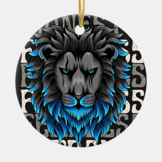 Ornament leeuwenpatroon positief (Voorkant)