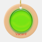 Ornament - Llama Occupied hanger (Achterkant)