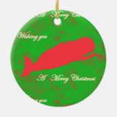ornament " loony new year / merry kerst " (Achterkant)