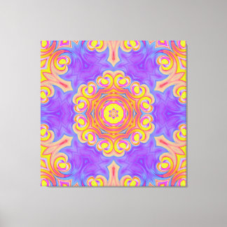 Ornament mandala canvas afdruk
