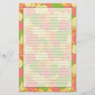 Ornament met Appelen Briefpapier