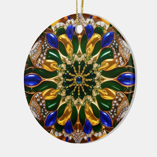Ornament met Brazilië Kleuren Design (Links)