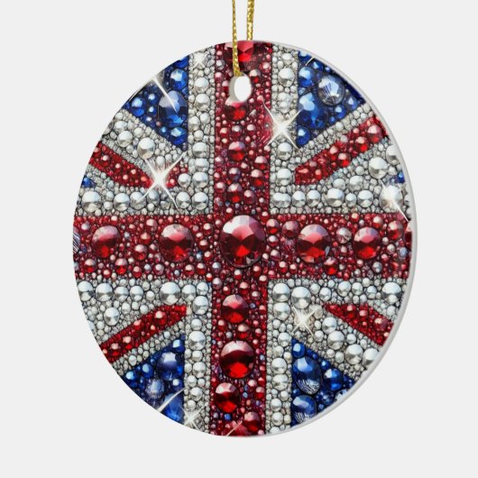 Ornament met Britse kleuren Design (Links)