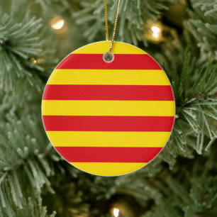 Ornament met Catalaanse vlag