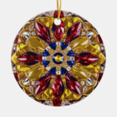 Ornament met Colombia Kleuren Ontwerp (Voorkant)