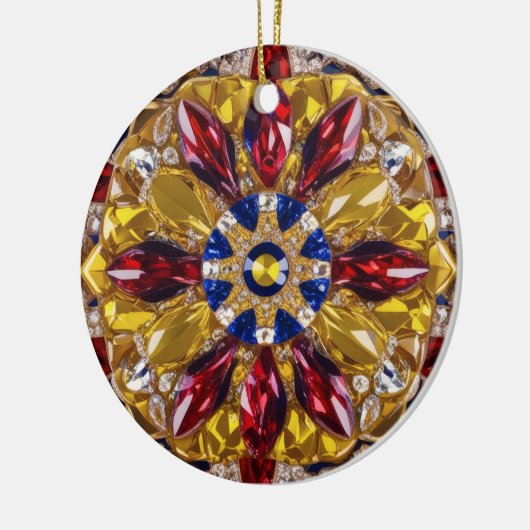Ornament met Colombia Kleuren Ontwerp (Links)