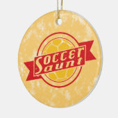 Ornament met de kerstboom van de Voetbal, Voetbal  (Links)