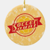 Ornament met de kerstboom van de Voetbal, Voetbal  (Achterkant)