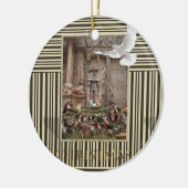 Ornament met de prettige kerstcirkel, Jezus Nativi (Links)
