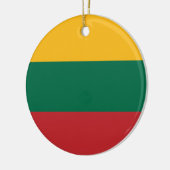 Ornament met de vlag van Litouwen (Links)