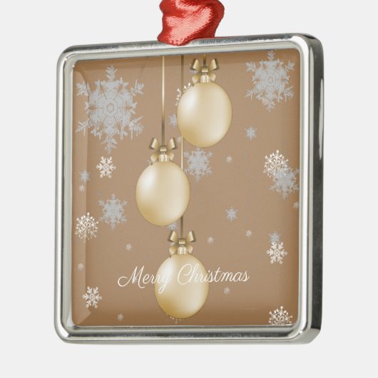 Ornament met gouden kerstsierfeestdagen (Links)