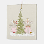 Ornament met kerstangels (Links)