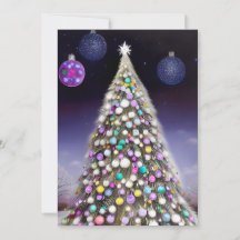 Ornament met kerstbomen