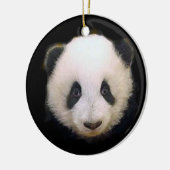 Ornament met kerstbomen Panda (Links)